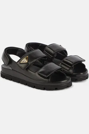 Prada Sandalias acolchadas de piel