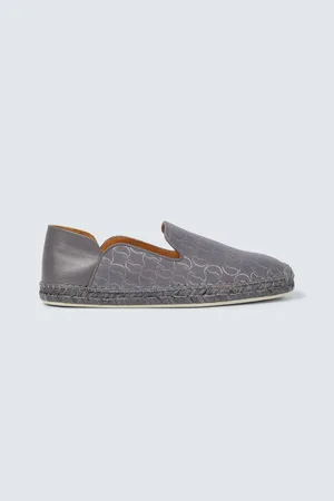Christian Louboutin Alpargatas Espadon en jacquard con piel