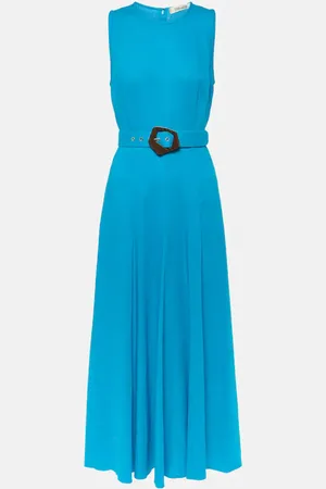 Diane von Furstenberg Vestido midi Elliot con cinturón