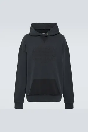 Maison Margiela Sudadera con capucha de algodón con logo