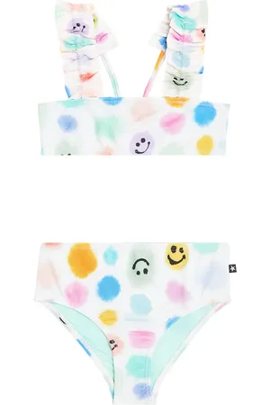 Molo Bikini con volantes y lunares