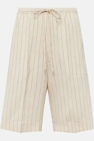 Totême Shorts de sarga con raya diplomática