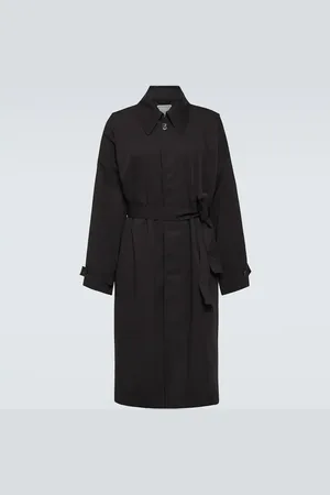 Bottega Veneta Gabardina de algodón y seda