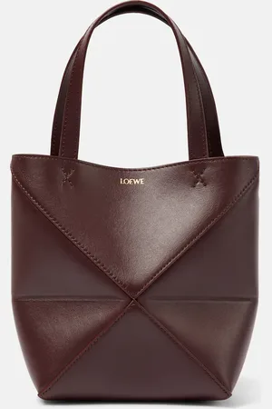 Loewe Tote Puzzle Fold Mini de piel