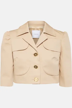 Patou Chaqueta de gabardina de algodón