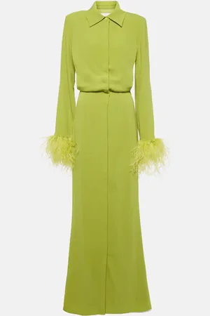 Roland Mouret Vestido camisero de crepé satén