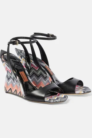 Missoni Sandalias con zigzag y cuña