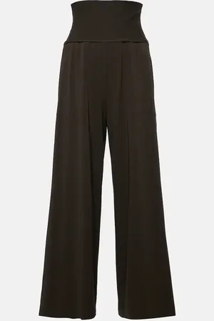 ERES Pantalones anchos Dao de punto fluido