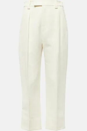 Loro Piana Pantalones de lino y algodón