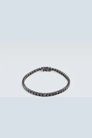 Shay Pulsera de tenis de oro de 18 ct con diamantes