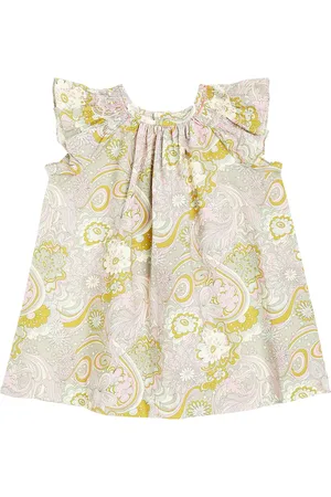 BONPOINT Bebé - vestido Carmella de algodón floral