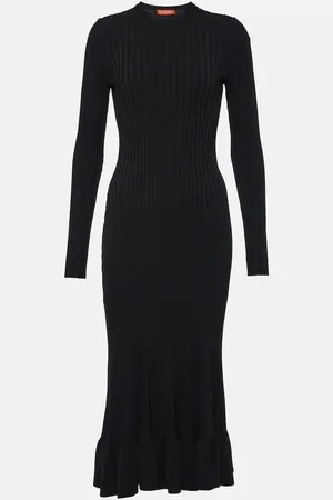 Altuzarra Vestido largo Seyrig de jersey acanalado