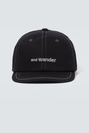 and wander Gorra en sarga de algodón con logo