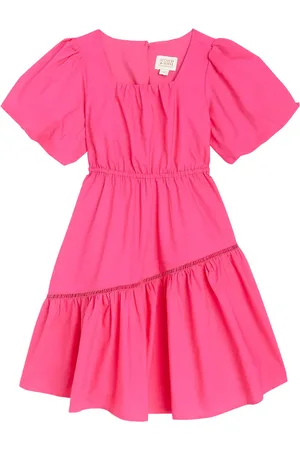 Scotch&Soda Vestido de algodón bordado con abertura