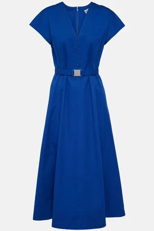 Tory Burch Vestido midi de popelín de algodón