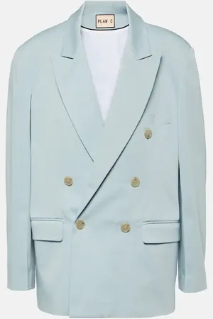 Plan C Blazer oversized de algodón