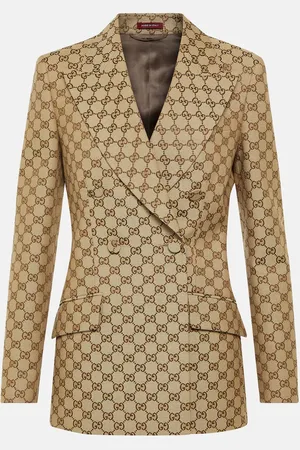 Gucci Blazer cruzado GG de lona