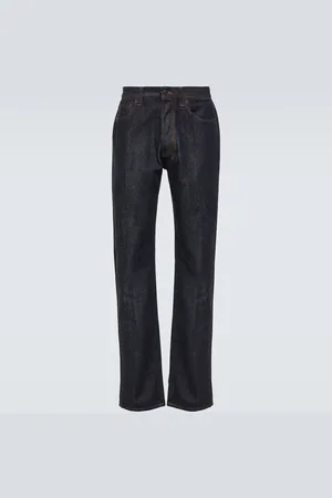 Loro Piana Jeans slim Kamen de tiro alto