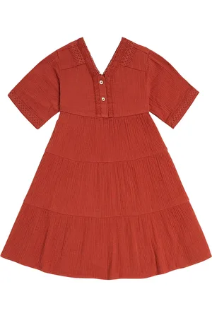 Scotch&Soda Vestido de algodón a capas