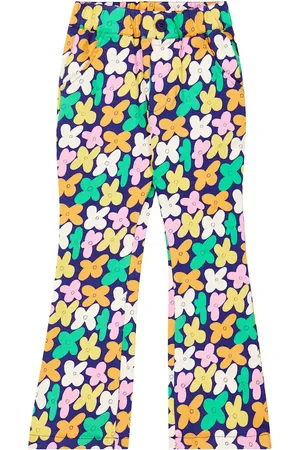 Jelly Mallow Pantalones Flower de mezcla de algodón