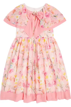 PATACHOU Vestido floral con capa