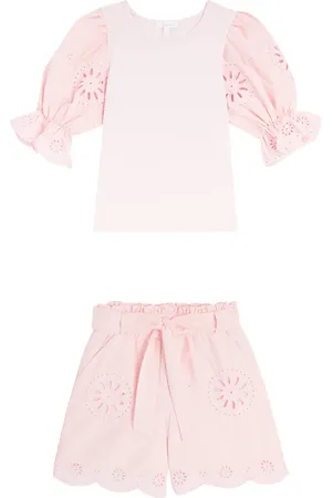 PATACHOU Set de camisa y shorts de algodón