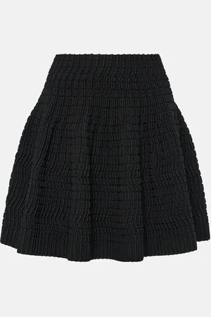 Alaïa Alaïa Minifalda de tiro alto