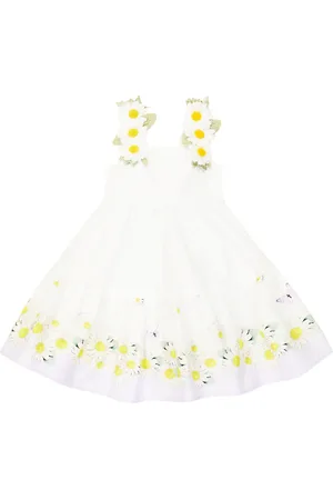 MONNALISA Bebé - vestido de algodón floral