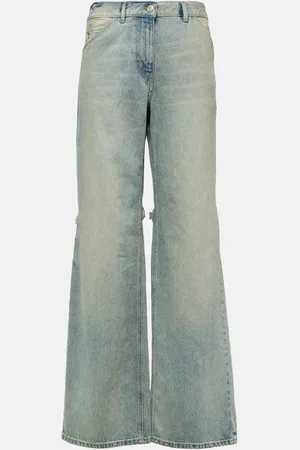 Courrèges Courrèges Jeans anchos Sailor de tiro medio