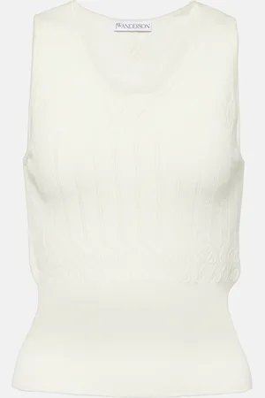 J.W.Anderson Tank top de mezcla de algodón