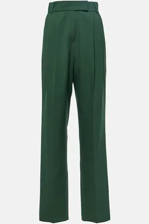 The Frankie Shop Pantalones rectos Bea de tiro alto