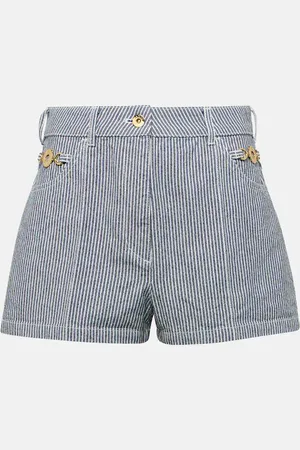 Patou Shorts en denim de tiro alto