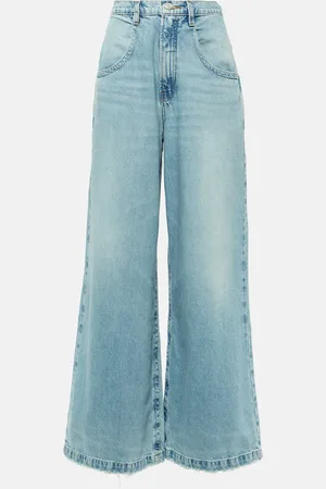 Frame Jeans anchos The Skater de tiro alto