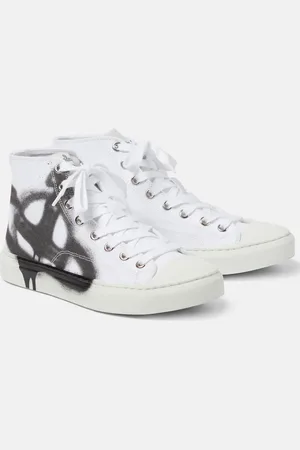 Vivienne Westwood Zapatillas altas Plimsoll estampadas