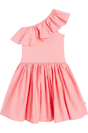 Molo Vestido Chloey de algodón con volantes