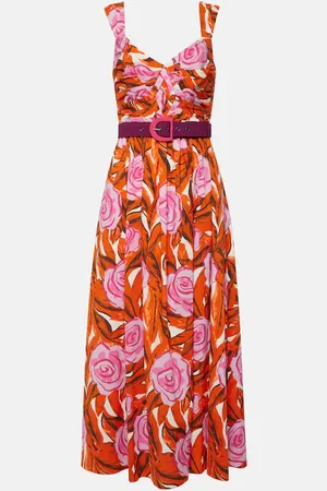 Diane von Furstenberg Vestido midi Artie de algodón