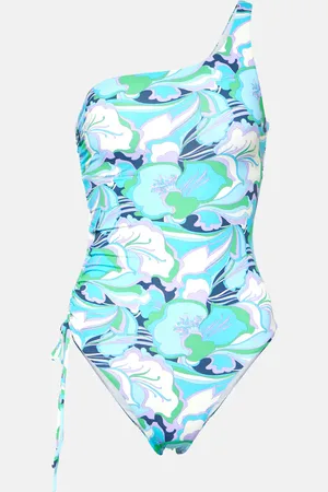 Melissa Odabash Bañador Bodrum asimétrico floral