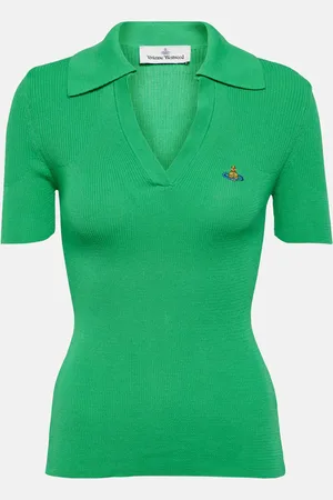 Vivienne Westwood Polo Marina acanalado de algodón