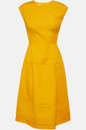 Marni Vestido midi de algodón plisado