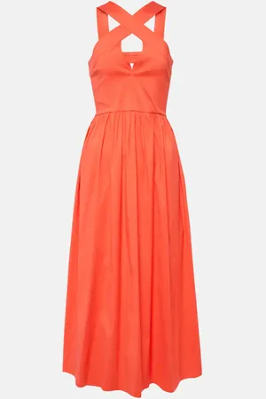 Max Mara Vestido midi Stelvio de mezcla de algodón
