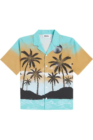 Molo Camisa Rui de algodón estampada