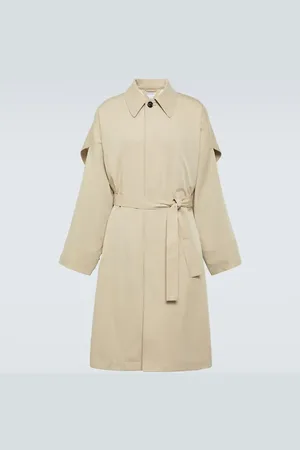 Bottega Veneta Gabardina de seda y algodón