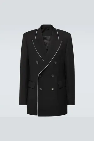 WALES BONNER Blazer cruzado Rise de lana