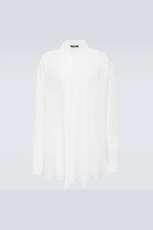 Dolce & Gabbana Camisa oversized de crepé de seda