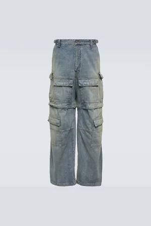 Balenciaga Jeans cargo anchos de tiro medio