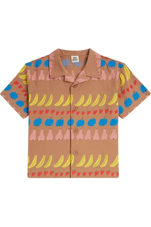 Jelly Mallow Camisa de algodón estampada