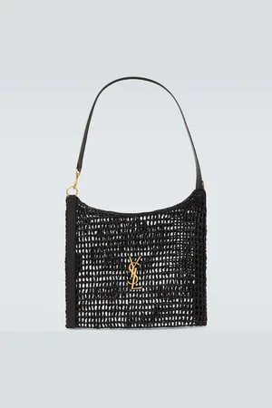 Saint Laurent Bolso al hombro Oxalis de malla y piel