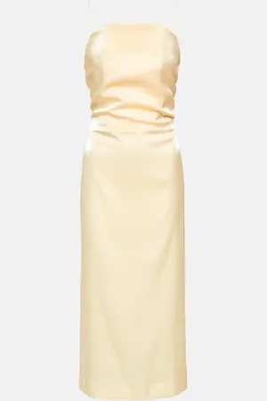 Jacquemus Vestido midi Le Robe Carino de satén