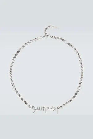 Balenciaga Collar Typo con logo
