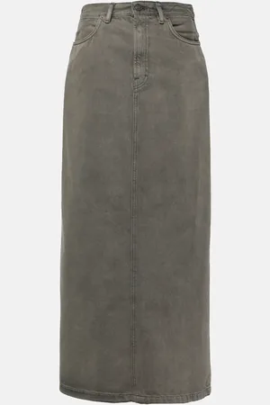 Acne Studios Falda larga Philo de denim
